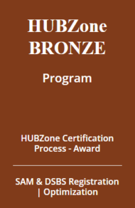 HUBZone Certification BRONZE