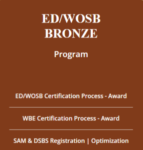 ED/WOSB Certification BRONZE